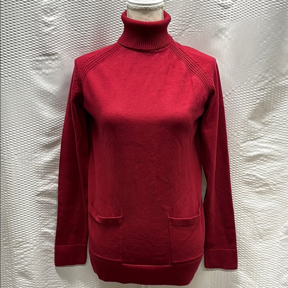 SELECTION Maroon Turtleneck Sweater Size‎ Medium